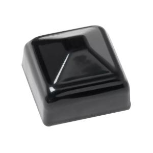 Post Cap Sheet Metal For Metal Fence 50x50mm Black Jabo 34021