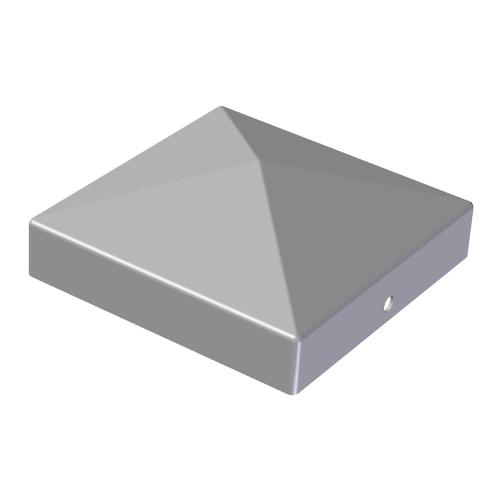 Stangkappe Galvaniseret Med UV Lak 136x136mm 20stk Jabo 35219