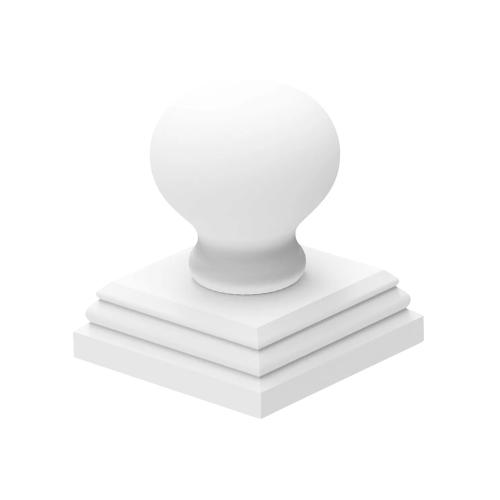 Arnö Knop Rund Og Låg Grundet 125x125mm Jabo 26063