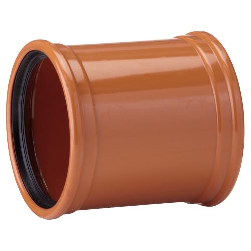 Indstiksmuffe ​Jord 110mm PVC Terana