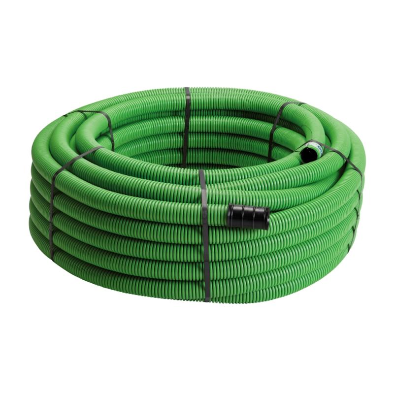 Elkabelrör Slät Invändig Diameter 50/42mm 50m Grön Terana