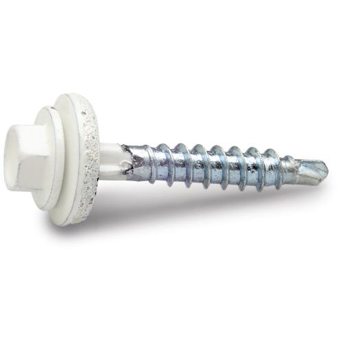 Farmar Skrue Vinge, Hvid, 4,8x35mm, 100stk, Fast 285590