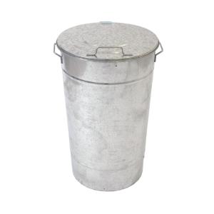 Waste Container Greger, 115L, Galvanized, Hykab