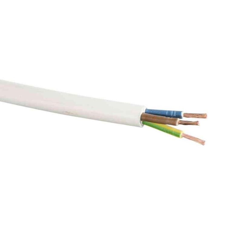Kabel RKK 3G1 Ring 10m Hvid Gelia