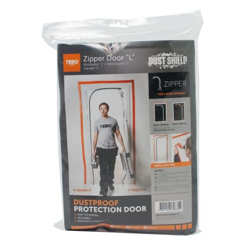 Blixtlåsdörr "L" Cover 2,2x1,12m Tebo