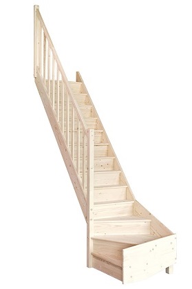 LOFTTRAPPA TRADI ECO VÄNSTERVRIDEN GRAN