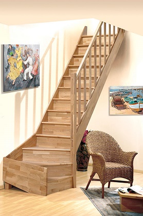 LOFTTRAPPA TRADI ECO HÖGERVRIDEN EK