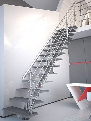 Spartrappa Rak Byggera Etna Ink.Trappräcke