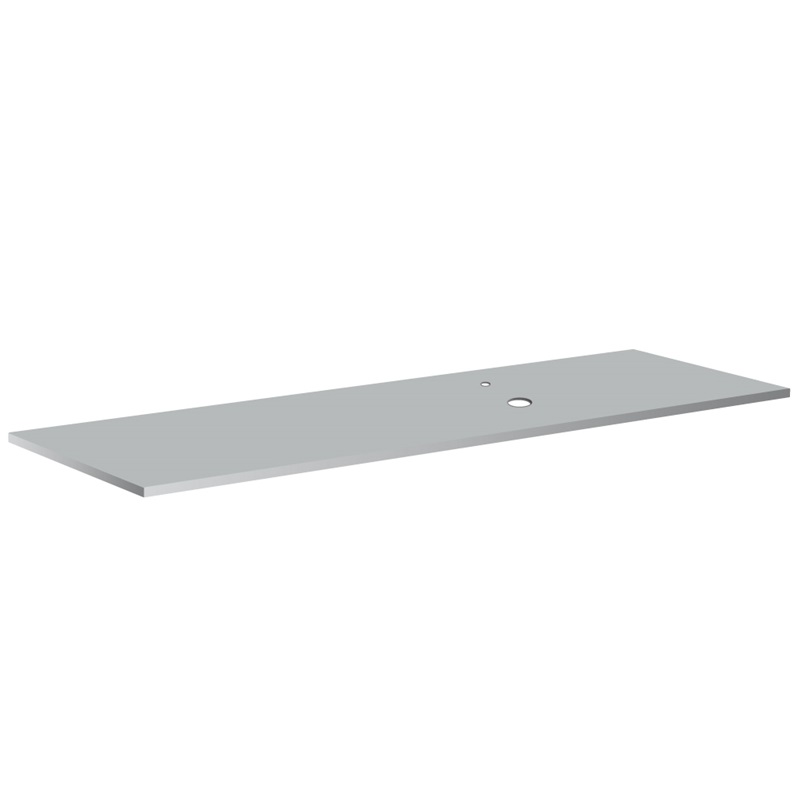 Bänkskiva 1610x462x12, Höger Hål, Cemento Spa Suede - Hafa