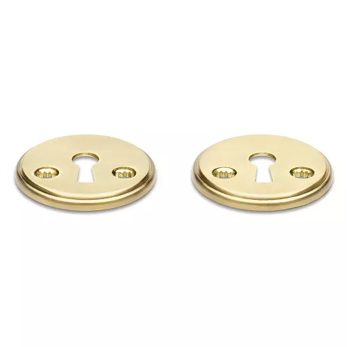 Nøgleplade Alicante Mat Messing, Habo 17634