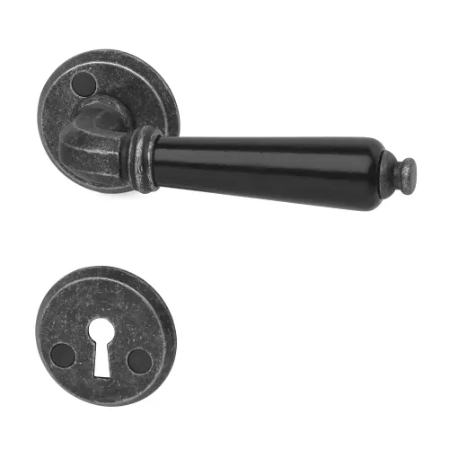 Indvendigt Dørgreb Madrid Pewter/Sort, Habo 17721