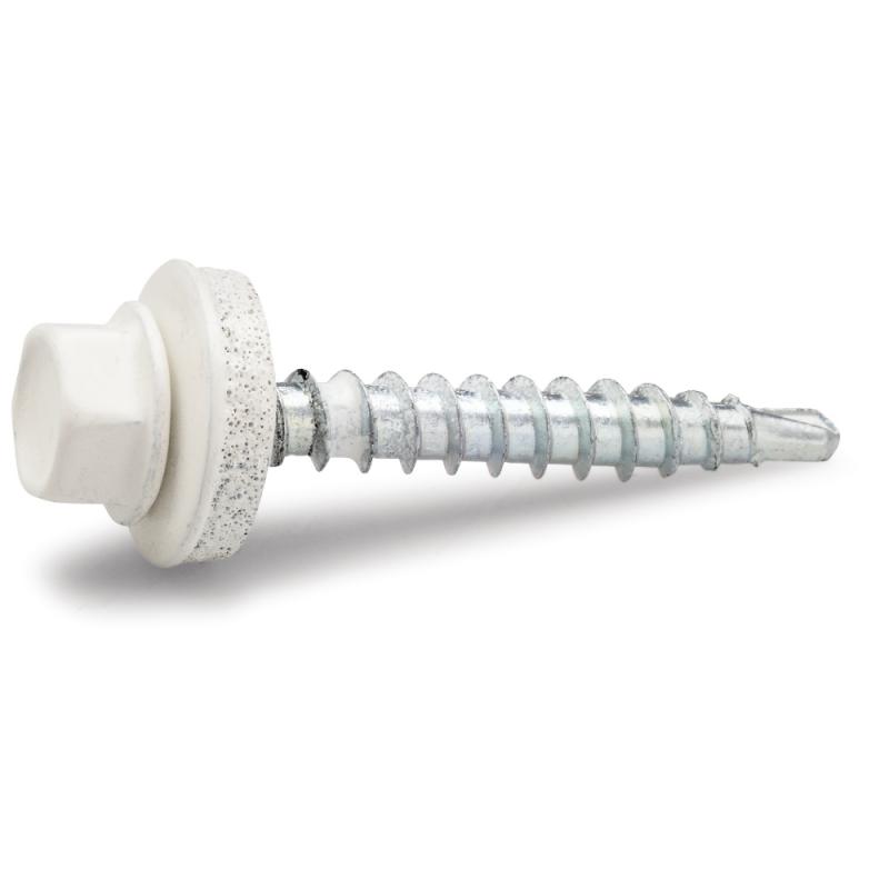 Farmar Skrue, Hvid, 4,8x35mm, 25stk, Fast 284961