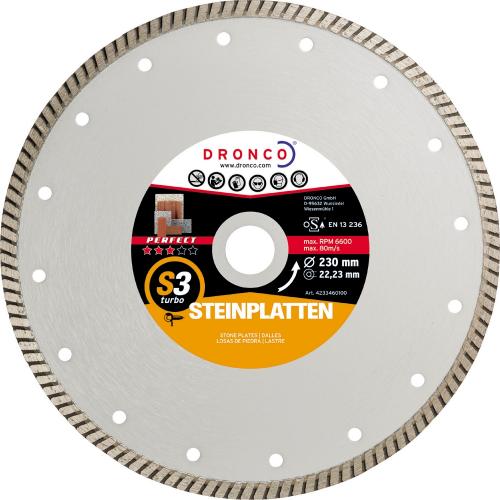 Diamantklinga Turbo 115X2,2X7X22,23MM Dronco