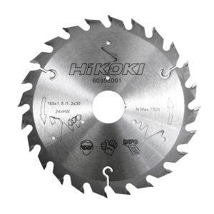 Saw Blade 165x1.6x20mm, 24T, Hikoki 60355033