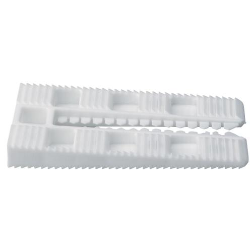 Plastkile 70x35x10mm Hvid 16stk Harpun