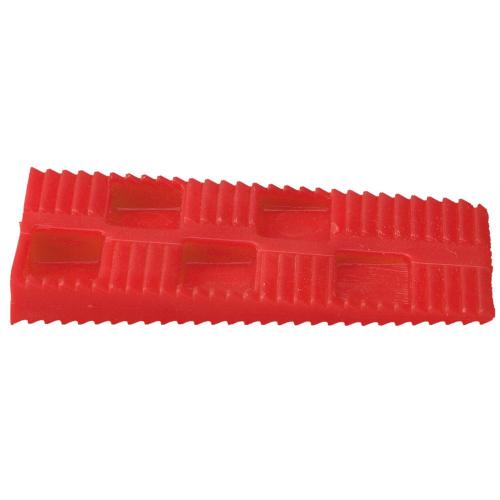 Plastkile 65x25x8mm Rød 16stk Harpun