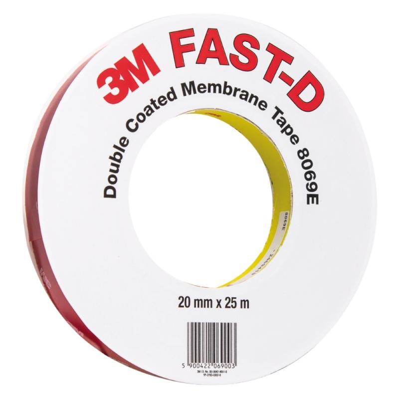 Luftforseglingstape FAST-D, 20mmx25m, 3M