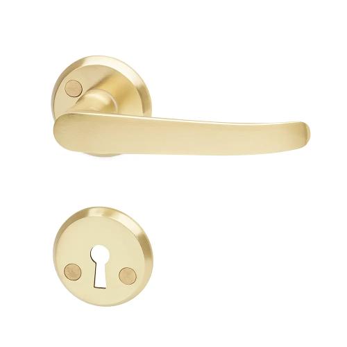 Indvendigt Dørhåndtag A1871 Mat Messing, Habo 17802