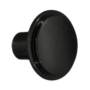 Knop 30mm Mat Sort 10stk Beslagboden BB084