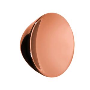 Knop 34mm Poleret Kobberfinish 10stk Beslagboden BC464