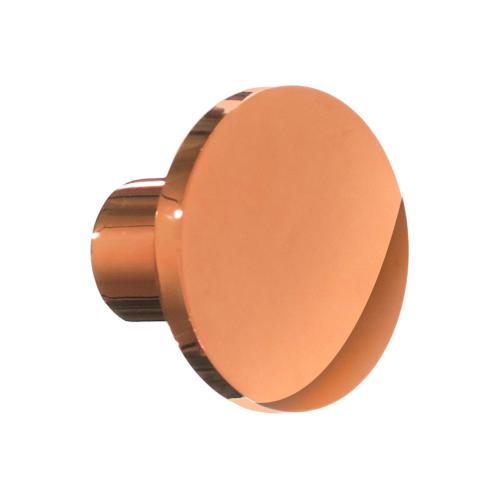 Knop 28mm Poleret Kobberfinish 10stk Beslagboden BC496
