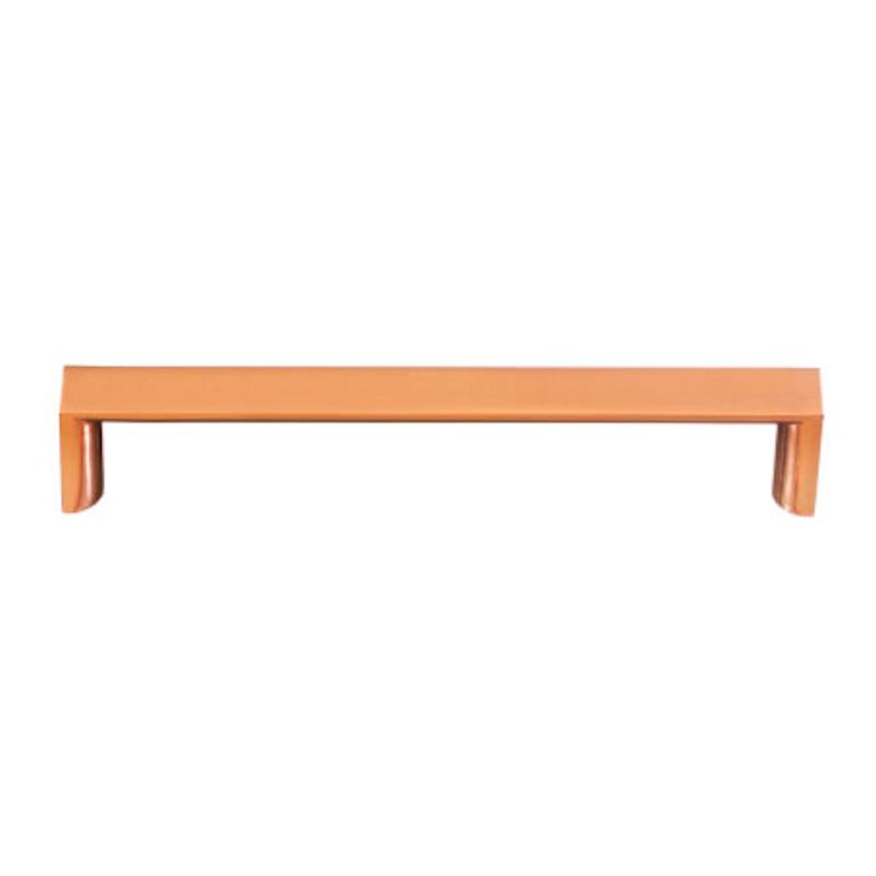 Lådhandtag 128mm Polerad Kopparfinish 10st Beslagsboden BC6171