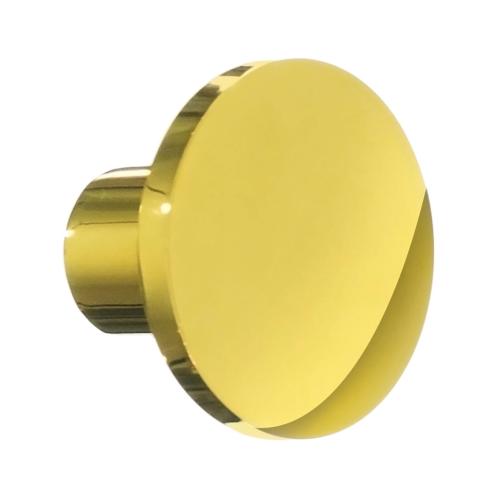 Knop 28mm Poleret Messingfinish Beslagboden BV496