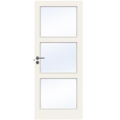 Innerdörr Swedoor STABLE GW3 Klarglas Vit NCS-S 0502-Y