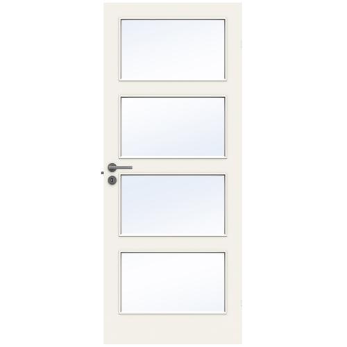 Innerdörr Swedoor STABLE GW4 Klarglas Vit NCS-S 0502-Y