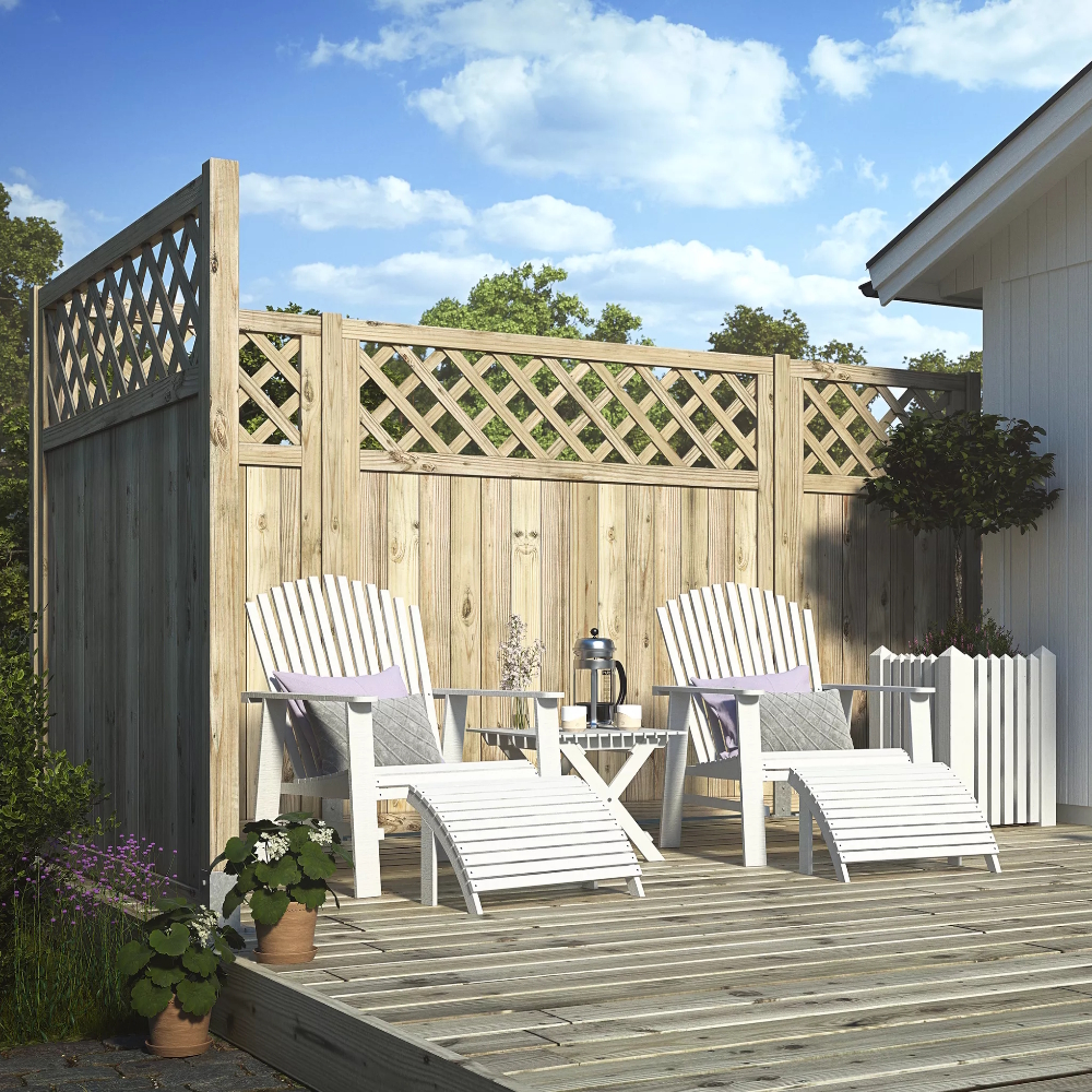 Skärm Classic Syrén Tryckimpregnerad Gran Jabo 4620