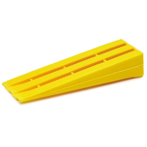 Plastkile 45x140x25mm Gul 6stkx5pakke Bårebo 144534