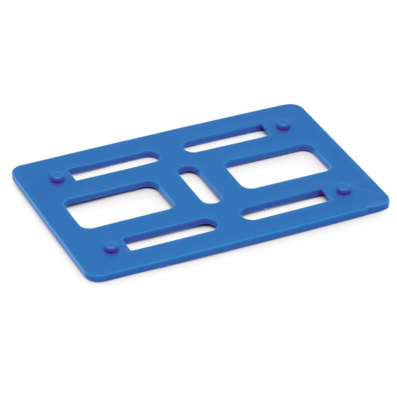 Palleteringsbakke 50x80x2mm Blå 10stkx5pakke​ Bårebo 144540