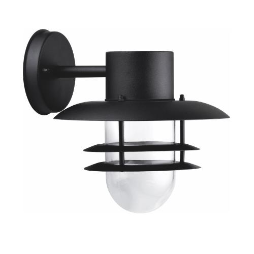 Vægarmatur Björk, 15W, Sort, Malmbergs 9977226