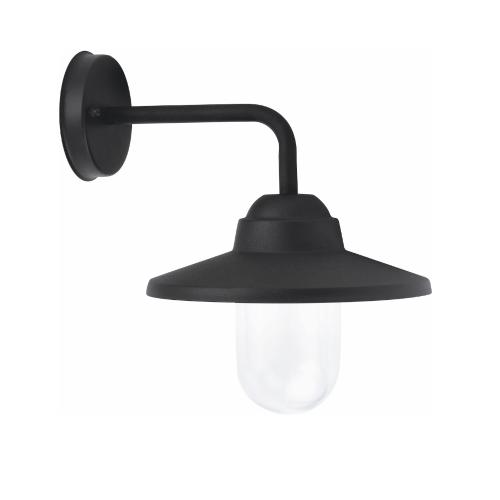 Vægarmatur Eg, Sort, 15W, IP44, Malmbergs 9977222