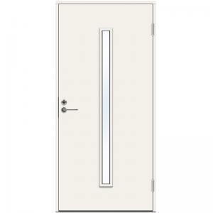 Ytterdörr Swedoor P-1700 Glas Vit NCS-S 0502-Y (standard)