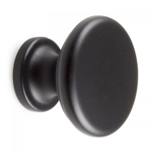 Knop Adrian Sort 29 mm, Habo 17935