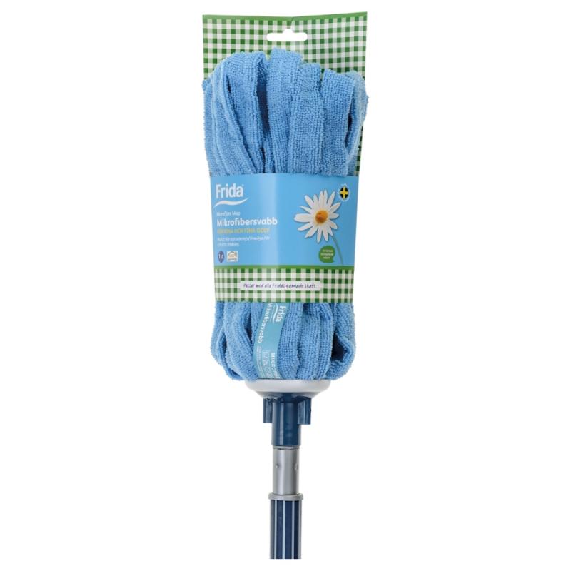 Mikrofibermoppe Med Skaft, Frida