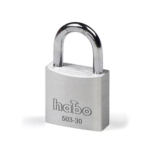 Hængelås 503-30, Aluminium, Habo 17322
