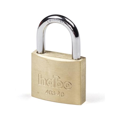 Hængelås 403-40, Messing, Habo 17333