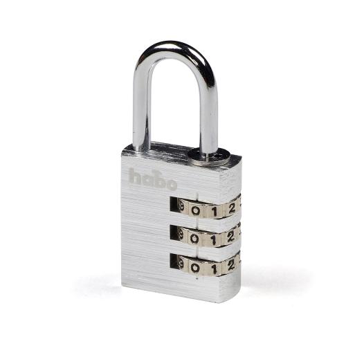 Hänglås 203-30, Silver, Habo 17349