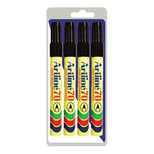 Markør 70 Sort 4stkx12pak Artline