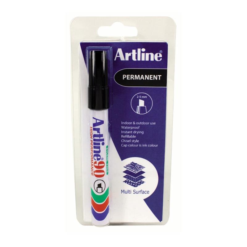 Märkpenna 90 Svart 12st Artline