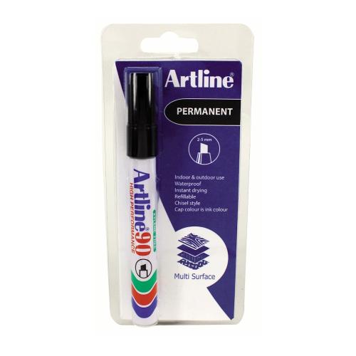 Märkpenna 90 Svart 12st Artline