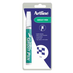 Flisefugepen 2-4mm Hvid 12stkx1pakke Artline