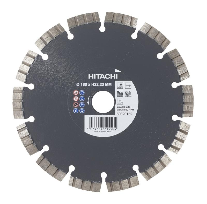 Diamantskæreskive Turbo Laser 180mm Hitachi 60320152