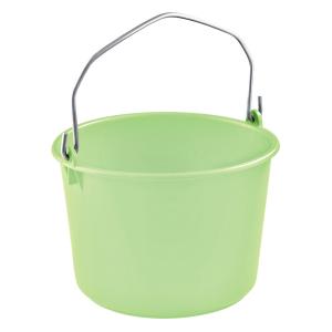 Mortar Bucket Plastic, 17L, Light Green, 10pcs, Nordiska Plast