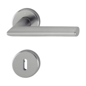 Indvendigt Dørhåndtag Swedoor Stockholm Med Nøgleplade Rustfri