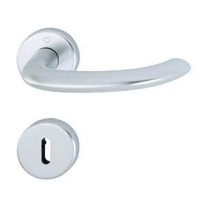 Indvendigt Dørhåndtag Swedoor Marseille Med Nøgleskilt Sølv