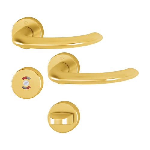 Indvendigt Dørgreb Swedoor Marseille Med Toiletknop Guld