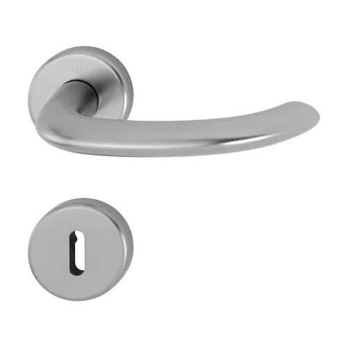 Indvendigt Dørhåndtag Swedoor Marseille Med Nøgleplade Rustfrit